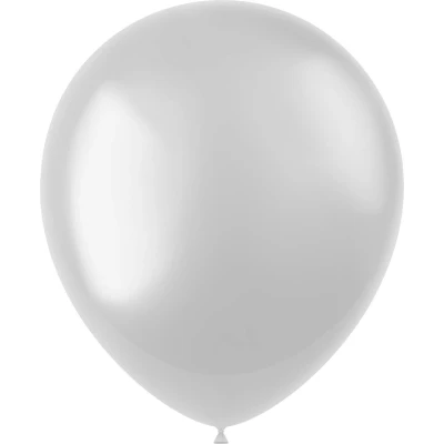 Afbeelding van Ballonnen Parelmoer Wit 33cm 100 stuks