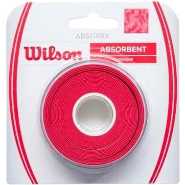 Afbeelding van Wilson AbsorbX Overgrip 3 Pack Red