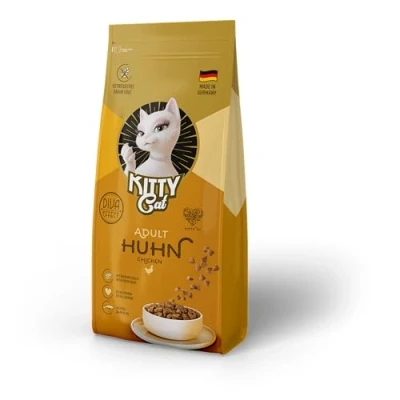 Afbeelding van KITTY Cat Kip Adult 3 kg, droogvoer met hoog vleesgehalte voor volwassen katten, graanvrij kattenvoer taurine en zalmolie, Made in Germany