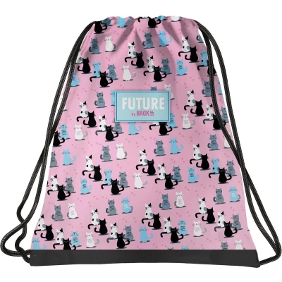 Afbeelding van BackUP Gymtas, Kitten Zwemtas 41 x 35 cm Polyester