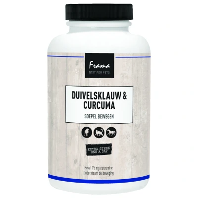 Afbeelding van Frama Best For Pets Duivelsklauw en Curcuma 180 capsules