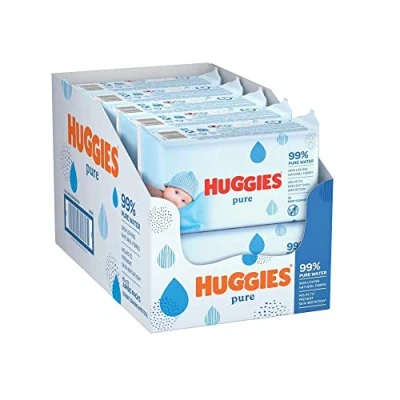 Afbeelding van Huggies Baby Natte Pure Extra Care Doekjes 72 x 10 Doos