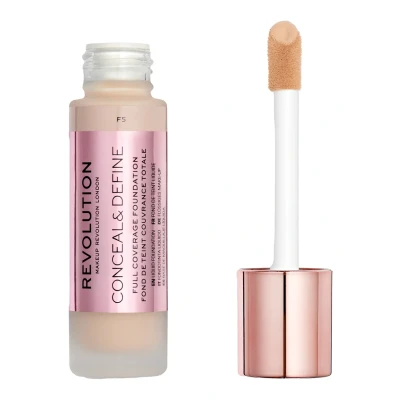 Afbeelding van Makeup Revolution Conceal &amp; Define Foundation Foundation, Dames, Maat: 23 ml, F5