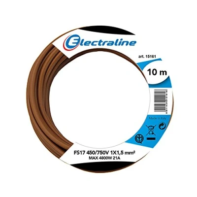 Afbeelding van Electraline 13081 aderleiding FS17, doorsnede 1 x 1,5 mm², bruin, 10 m