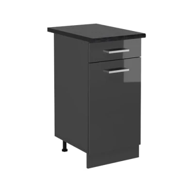 Afbeelding van Vicco Keukenonderkast R Line, Antraciet Hoogglans/Antraciet, 40 cm , WB