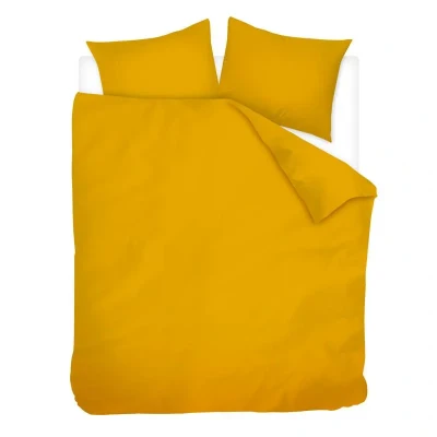 Afbeelding van Snoozing Sade Dekbedovertrek Lits jumeaux 240x200/220 cm Geel
