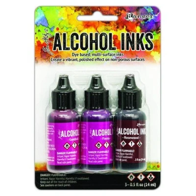 Afbeelding van Ranger Alcohol Ink Kits Pink/Red Spectrum 3x15 ml TAK69638 Tim Holtz (02 20)