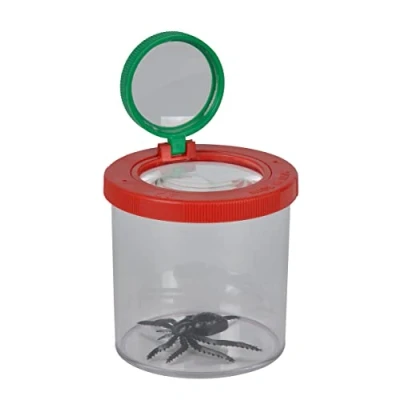 Afbeelding van Simba 107879662 World&#039;s Best Bug Viewer, dubbele vergrotingsbeker voor het observeren van insecten, bloemen, postzegels, bladeren, munten, ontdekkingsreisspeelgoed, vergrootglas, vanaf 3 jaar, medium