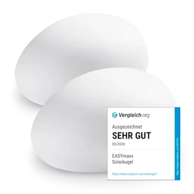 Afbeelding van EASYmaxx Set van 2 led zonnelampen met kleurverandering, decoratieve tuinverlichting ledverlichting, prachtige lichteffecten daglichtsensor voor binnen en buiten, tuindecoratie, weerbestendig,