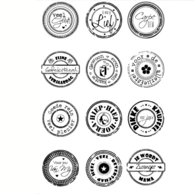 Afbeelding van Scrapbooking stempels, 11x16cm Nederlandse Clear Postzegels Scrapbook Papier Craft Stempel Stijl 7