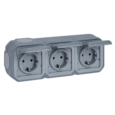 Afbeelding van Legrand plexo wcd ra 3v horizontaal compleet grijs 069743l