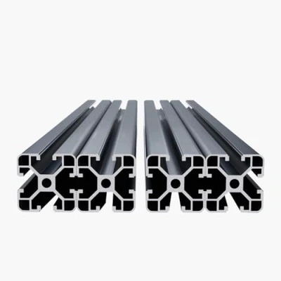 Afbeelding van VEVOR Set van 4 600 mm T moer 4040 aluminium extrusieprofiel, geanodiseerde lineaire rail volgens Europese standaard, groefprofiel voor 3D printer, CNC machine, doe het zelf, lasergravure, zwart