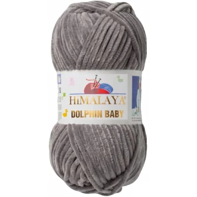 Afbeelding van Generic Himalaya Dolphin 80320 Breiwol, katoen, breiwol om te breien (donkergrijs)