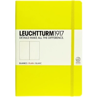 Afbeelding van Leuchtturm Notitieboek A5 Hardcover Lemon Blanko