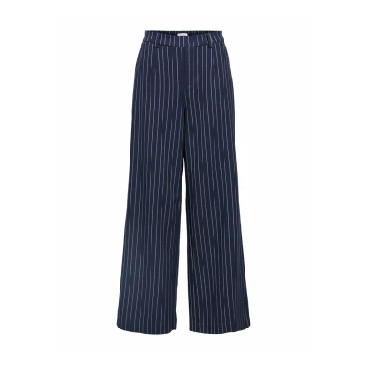 Afbeelding van Object Objlisa WIDE Broek, Dames, Maat: 36, Sky captain