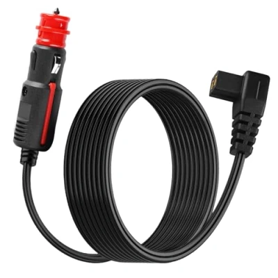Afbeelding van 12 V 24 auto verlengkabel, 4 m, voor koelbox Dometic, Alpicool, Waeco CF, ARB, Setpower, ICECO, koelkast, compressor, voeding, kabel, sigarettenaansteker, stekker, vervangingskabel DC