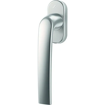 Afbeelding van Venster handvat Roto Samba natuurlijk zilver met schroeven vierkante stift 7 x 32 mm