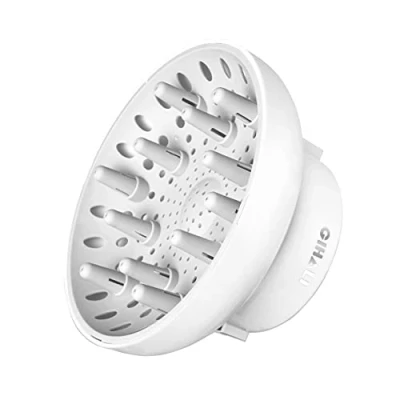 Afbeelding van Universele haardiffusor sterk houden&quot;aanpasbaar voor haardroger met 4,4 tot 6,6 cm krullend of golvend haar (Pearl White)