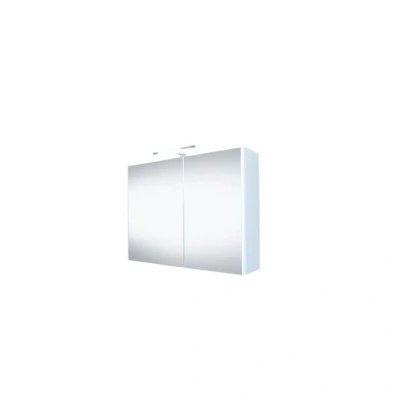 Afbeelding van Best Design Happy spiegelkast met verlichting mdf 100x60 cm wit