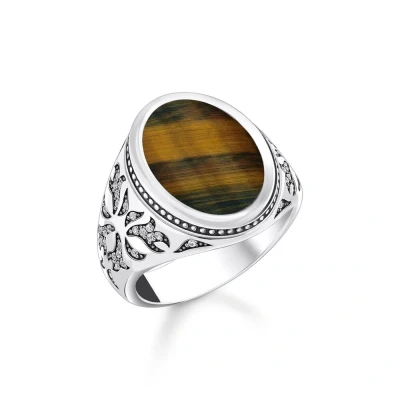 Afbeelding van Thomas Sabo TR2454 950 1 52 Ring Unisex 925er Zilver ringmaat