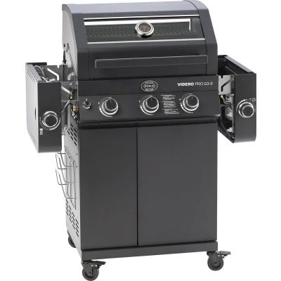 Afbeelding van Rösle Barbecue Gas Videro Pro G3 S Vario+ 30 mbar (Model 2023) Roestvast Staal Zwart