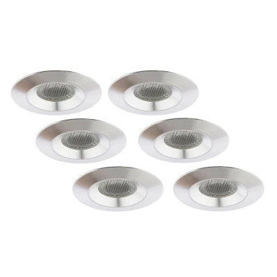 Afbeelding van Inbouwspot LED 3W, Warm Wit, Rond, Waterdicht IP54, Aluminium, Dimbaar, 6 Pack