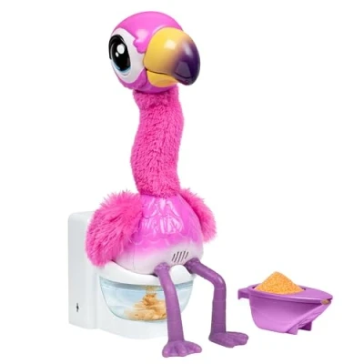 Afbeelding van Gear2play GottaGo Flamingo interactieve knuffel