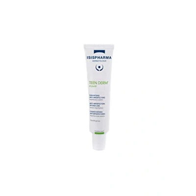 Afbeelding van ISISPHARMA TEEN DERM α pure Ernstige anti infectieuze verzorging Duizendknoop extract, salicylzuur en avocado olie Zuivert verzacht Gecombineerde tot vette huid Gemaakt in Frankrijk