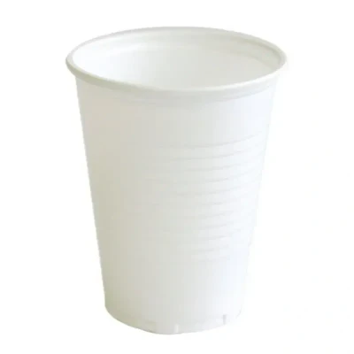 Afbeelding van 3000x Koffiebeker plastic 180ml wit