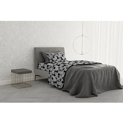 Afbeelding van Italian Bed Linen MB Home Basic &quot;Dafne&quot; lakenset, Byblos, eenpersoons