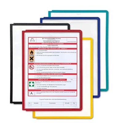 Afbeelding van Durable 560600 Zichtpaneel Sherpa A4, PP, 5 stuks, diverse kleuren