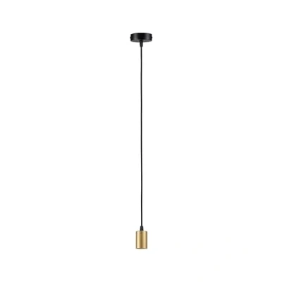 Afbeelding van Paulmann 71134 hanglamp Ravi IP44 E27 max. 60 W zwart mat, goud pendel zonder verlichtingsmiddel