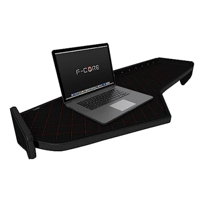 Afbeelding van F CORE Tafels op het dashboard vrachtwagen compatibel voor MAN TGX 03.21 Midden ZWART/ROOD