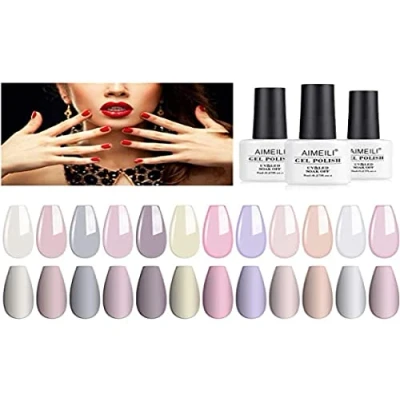 Afbeelding van AIMEILI Gel Nagellak Set Soak Off UV LED Polish Van 12 X 8 ml Gift Kit 3