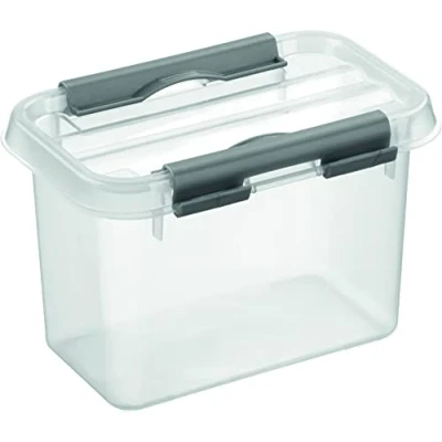 Afbeelding van SUNWARE Q Line Box 0,8 Liter 150 x 100 103 mm transparent / metallic
