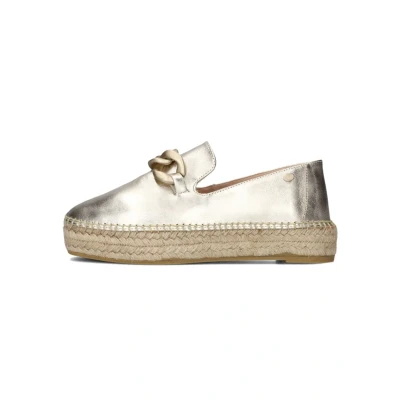 Afbeelding van Fred de la Bretoniere Espadrilles, Dames, Maat: 40, Goud Schoenen