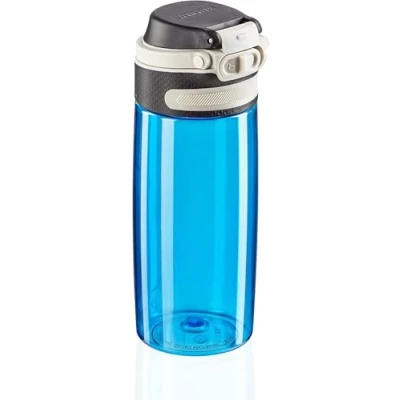 Afbeelding van Leifheit 3266 Flip Tritan Drinkfles 550 ml Lichtblauw