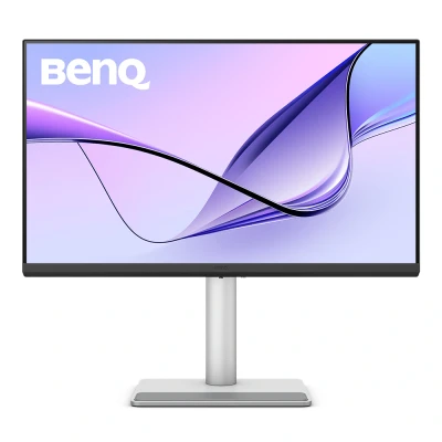 Afbeelding van BenQ MA270U 27 4K 3840 x 2160 monitor voor MacBook Pro/Air, dual USB C, 90W voeding, Mac Color Match, hub, helderheids &amp; volumecontrole, hoogte kantelhoek verstelbare voet, P3 kleurgamma