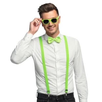 Afbeelding van Boland Accessoireset neon groen Neon,Groen Volwassenen Unisex