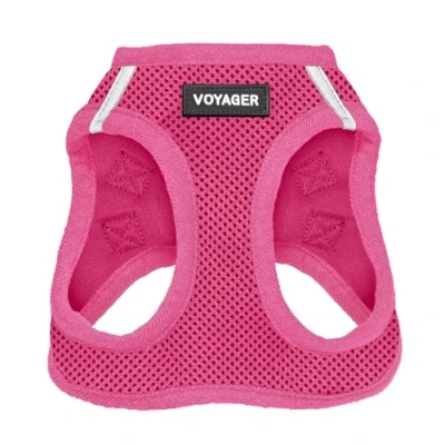 Afbeelding van Voyager Step in Air Hondentuig Instapharnas van mesh voor alle weersomstandigheden kleine en middelgrote honden katten Best Pet Supplies Harnas (Fuchsia), M (Borst: 40,6 45,7 cm)