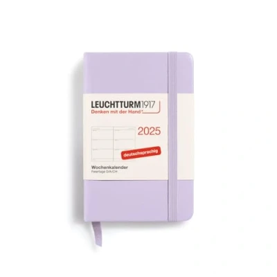 Afbeelding van LEUCHTTURM1917 370558 weekkalender Mini (A7) 2025, lila, Duits