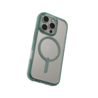 Afbeelding van Apple iPhone 16 Pro MagSafe Hoesje Gerecycled kunststof ZAGG Hardcase/Backcover Transparant Telefoonhoesje Shockproof/Valbescherming