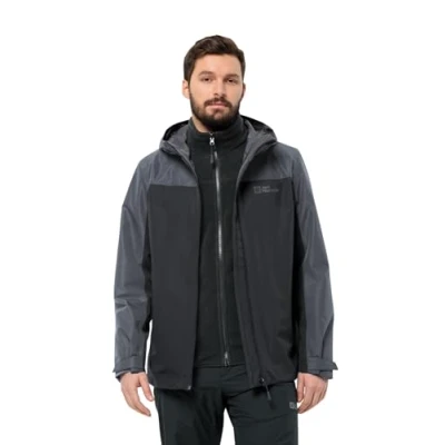 Afbeelding van Jack Wolfskin Taubenberg 3IN1 Trainingsvest, Heren, Maat: Large, Phantom