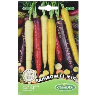 Afbeelding van Germisem Rainbow F1 Mix Wortel Zaden 1 g