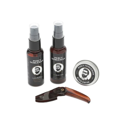Afbeelding van Percy Nobleman Beard Grooming KIT (TRAVELSIZE) Scheerset, Heren, Maat: 80 ml,