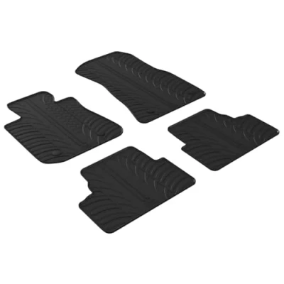 Afbeelding van Rubbermatten compatibel met BMW i4 (G26) 2021 (T profiel 4 delig + montageclips)