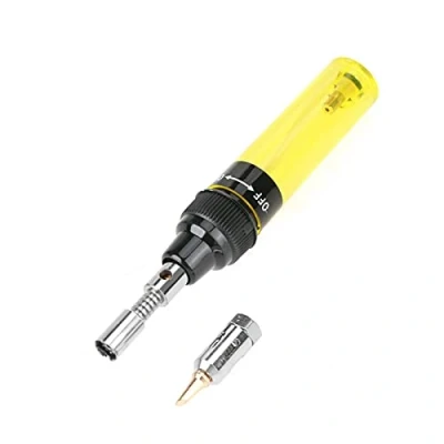 Afbeelding van Gas Soldeerbout Butaan Soldeerset Draadloze Laspen 1300℃(geel)