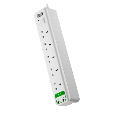 Afbeelding van Kabels: Stroomkabels: Stroombeveiliging: APC SurgeArrest Wit 5 AC uitgang(en) 230 V 1,83 m