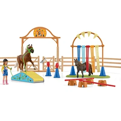 Afbeelding van Schleich Playset Farm World Pony Agility Training Multikleur