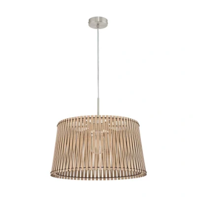 Afbeelding van EGLOÂ SenderoÂ Â HanglampÂ 1Â LichtsÂ Ã ̃450mm.Â Nikkel MatÂ Ahorn